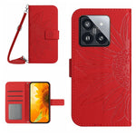 Custodia portafoglio in pelle con flip per Xiaomi 14 Ultra