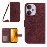 Custodia portafoglio in pelle con flip per Xiaomi Redmi 13C 5G