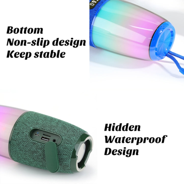 Altoparlante Bluetooth portatile T&G TG644 5W con luce RGB