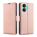 Custodia per telefono in pelle flip orizzontale con fibbia laterale ultrasottile, For Realme C65 4G, For Realme GT Neo5 SE