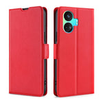 Custodia per telefono in pelle flip orizzontale con fibbia laterale ultrasottile, For Realme C65 4G, For Realme GT Neo5 SE