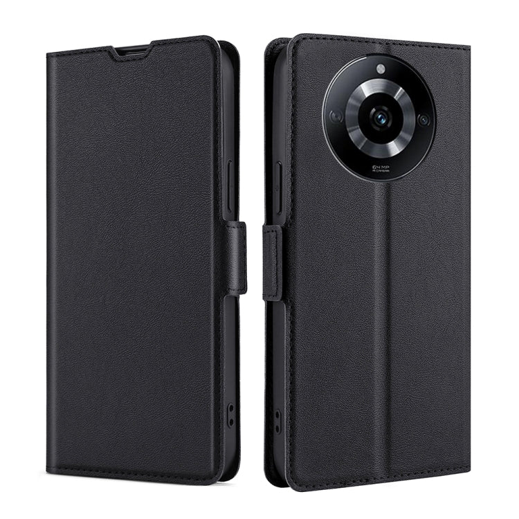 Custodia per telefono in pelle flip orizzontale con fibbia laterale ultrasottile, For Realme GT5 Pro 5G, For Realme 11 4G, For Realme GT5 / GT5 240W, For Realme 11 5G Global / 11x, For Realme 11 5G, For Realme 11 Pro 5G / 11 Pro+ 5G