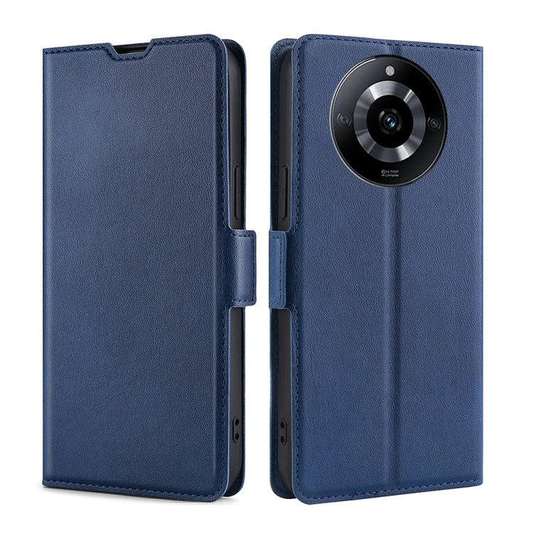 Custodia per telefono in pelle flip orizzontale con fibbia laterale ultrasottile, For Realme GT5 Pro 5G, For Realme 11 4G, For Realme GT5 / GT5 240W, For Realme 11 5G Global / 11x, For Realme 11 5G, For Realme 11 Pro 5G / 11 Pro+ 5G