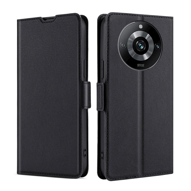 Custodia per telefono in pelle flip orizzontale con fibbia laterale ultrasottile, For Realme GT5 Pro 5G, For Realme 11 4G, For Realme GT5 / GT5 240W, For Realme 11 5G Global / 11x, For Realme 11 5G, For Realme 11 Pro 5G / 11 Pro+ 5G