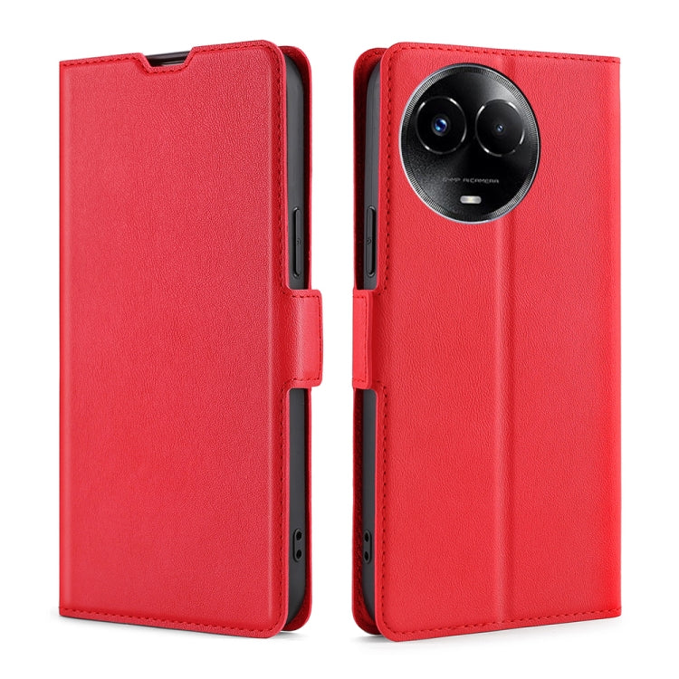 Custodia per telefono in pelle flip orizzontale con fibbia laterale ultrasottile, For Realme GT5 Pro 5G, For Realme 11 4G, For Realme GT5 / GT5 240W, For Realme 11 5G Global / 11x, For Realme 11 5G, For Realme 11 Pro 5G / 11 Pro+ 5G