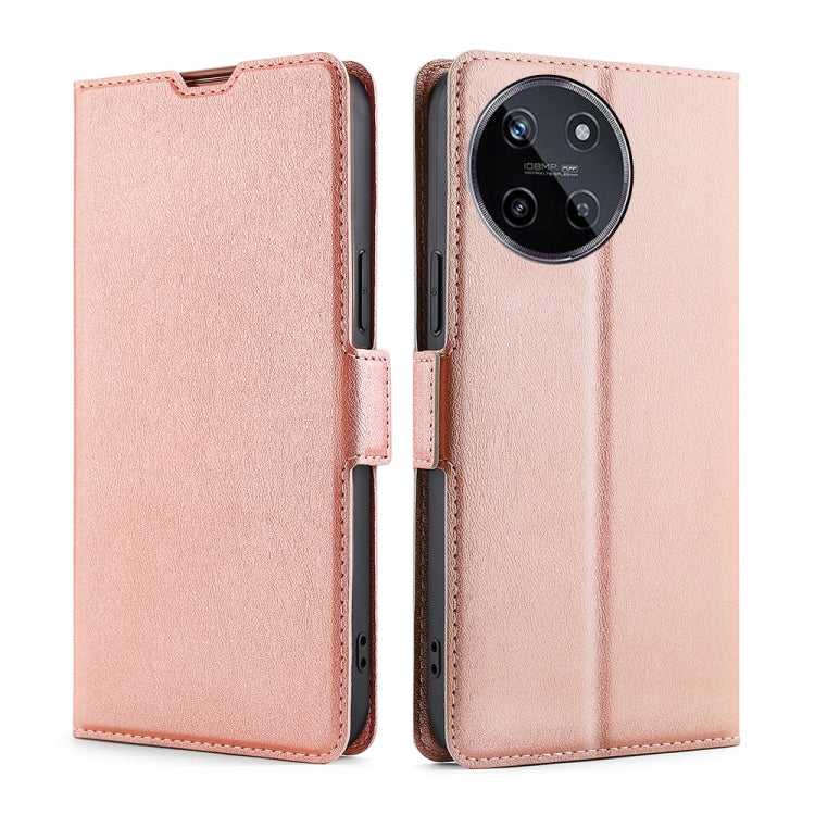 Custodia per telefono in pelle flip orizzontale con fibbia laterale ultrasottile, For Realme GT5 Pro 5G, For Realme 11 4G, For Realme GT5 / GT5 240W, For Realme 11 5G Global / 11x, For Realme 11 5G, For Realme 11 Pro 5G / 11 Pro+ 5G