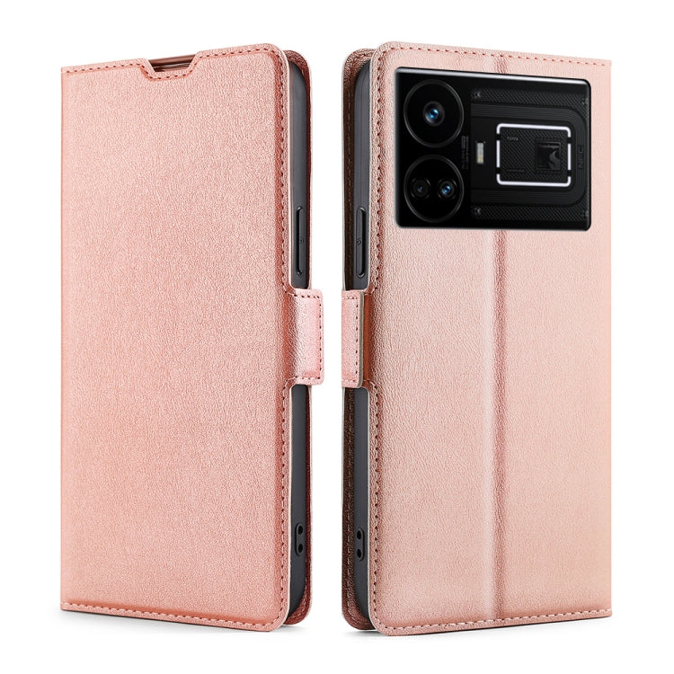 Custodia per telefono in pelle flip orizzontale con fibbia laterale ultrasottile, For Realme GT5 Pro 5G, For Realme 11 4G, For Realme GT5 / GT5 240W, For Realme 11 5G Global / 11x, For Realme 11 5G, For Realme 11 Pro 5G / 11 Pro+ 5G