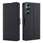 Custodia per telefono in pelle flip orizzontale con fibbia laterale ultrasottile, For Realme C65 4G, For Realme GT Neo5 SE