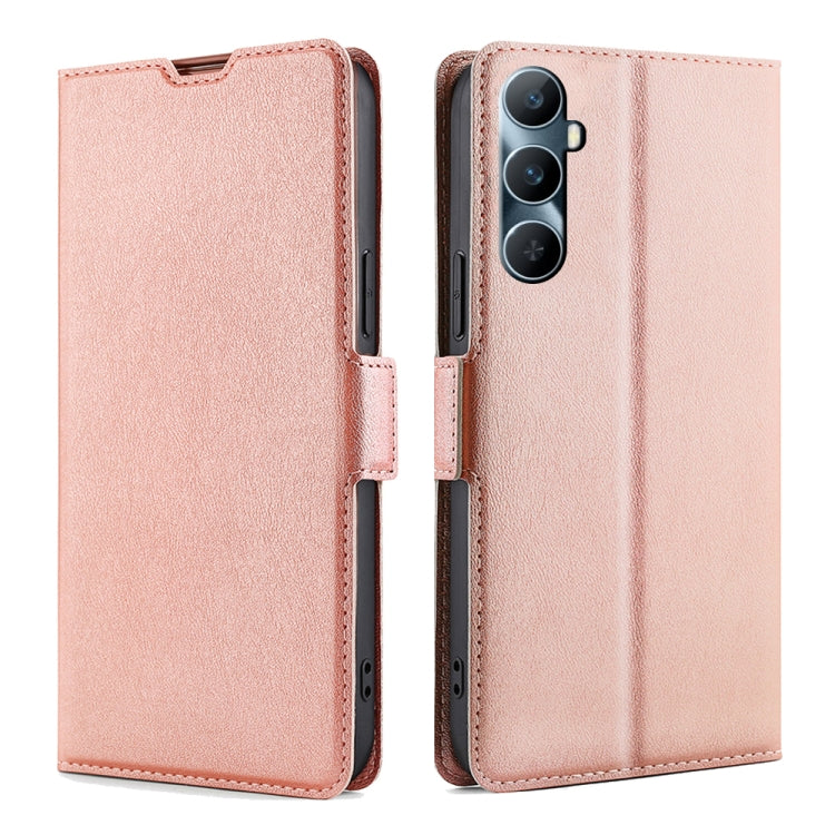 Custodia per telefono in pelle flip orizzontale con fibbia laterale ultrasottile, For Realme C65 4G, For Realme GT Neo5 SE