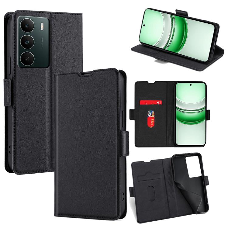Custodia per telefono in pelle flip orizzontale con fibbia laterale ultrasottile, For Realme 16 Pro 5G, For Realme P4x 5G, For Realme C85 5G, For Realme C85 Pro 4G, For Realme 15T 5G Global, For Realme C71 4G