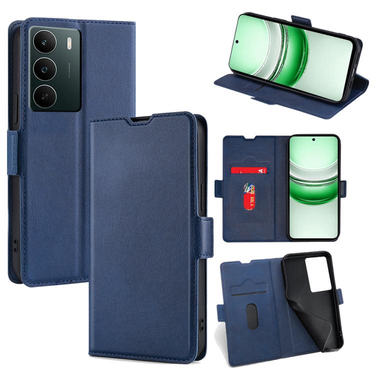 Custodia per telefono in pelle flip orizzontale con fibbia laterale ultrasottile, For Realme 16 Pro 5G, For Realme P4x 5G, For Realme C85 5G, For Realme C85 Pro 4G, For Realme 15T 5G Global, For Realme C71 4G