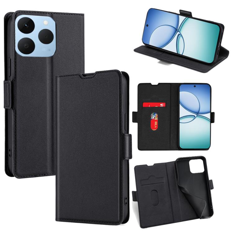 Custodia per telefono in pelle flip orizzontale con fibbia laterale ultrasottile, For Realme 16 Pro 5G, For Realme P4x 5G, For Realme C85 5G, For Realme C85 Pro 4G, For Realme 15T 5G Global, For Realme C71 4G