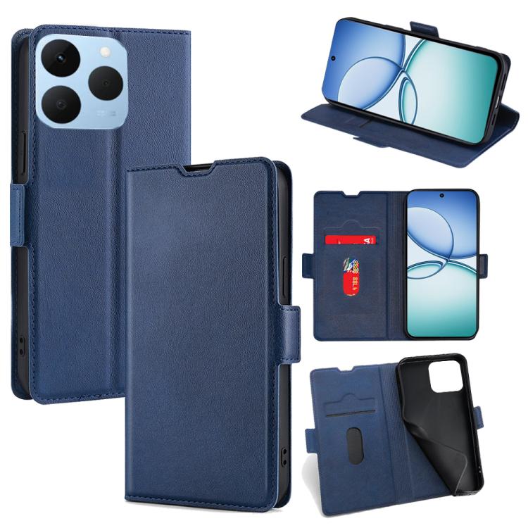Custodia per telefono in pelle flip orizzontale con fibbia laterale ultrasottile, For Realme 16 Pro 5G, For Realme P4x 5G, For Realme C85 5G, For Realme C85 Pro 4G, For Realme 15T 5G Global, For Realme C71 4G