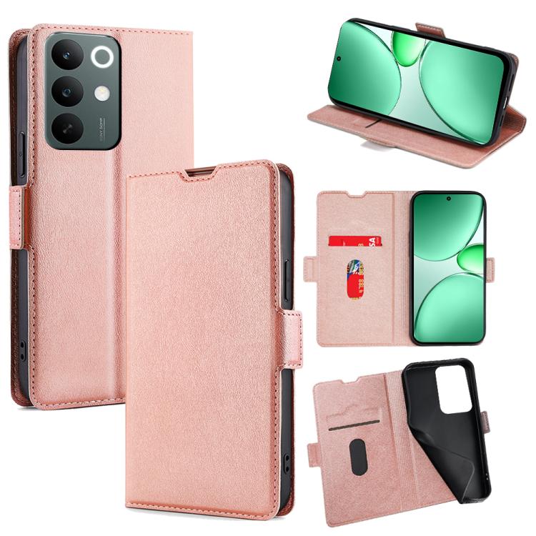 Custodia per telefono in pelle flip orizzontale con fibbia laterale ultrasottile, For Realme 16 Pro 5G, For Realme P4x 5G, For Realme C85 5G, For Realme C85 Pro 4G, For Realme 15T 5G Global, For Realme C71 4G