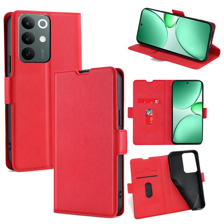 Custodia per telefono in pelle flip orizzontale con fibbia laterale ultrasottile, For Realme 16 Pro 5G, For Realme P4x 5G, For Realme C85 5G, For Realme C85 Pro 4G, For Realme 15T 5G Global, For Realme C71 4G