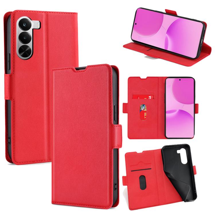 Custodia per telefono in pelle flip orizzontale con fibbia laterale ultrasottile, For Realme 16 Pro 5G, For Realme P4x 5G, For Realme C85 5G, For Realme C85 Pro 4G, For Realme 15T 5G Global, For Realme C71 4G