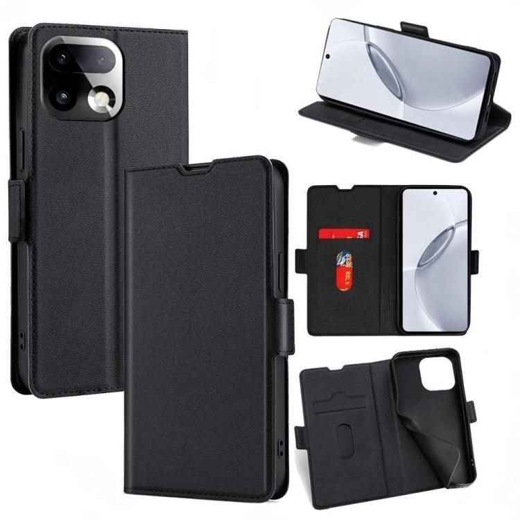 Custodia per telefono in pelle flip orizzontale con fibbia laterale ultrasottile, For Realme P4 Power 5G, For Realme Note 80 4G, For Realme C83 5G, For Realme Neo8 5G, For Realme 16 5G Global, For Realme 16 Pro+ 5G