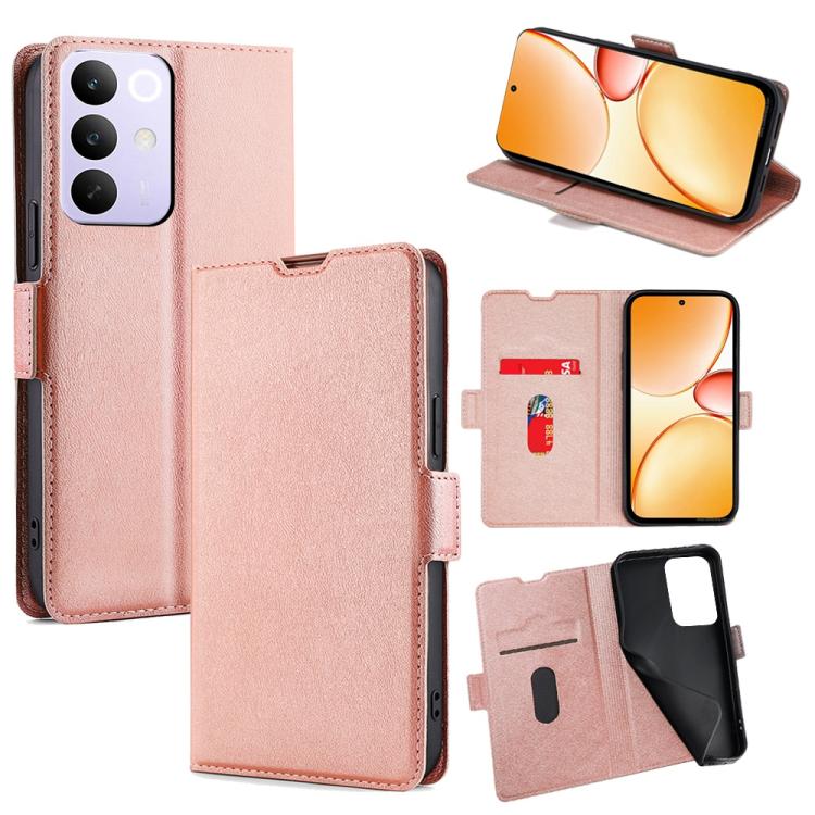 Custodia per telefono in pelle flip orizzontale con fibbia laterale ultrasottile, For Realme 16 Pro 5G, For Realme P4x 5G, For Realme C85 5G, For Realme C85 Pro 4G, For Realme 15T 5G Global, For Realme C71 4G