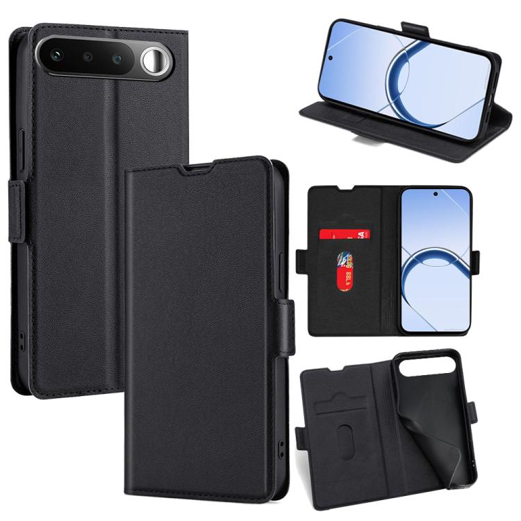 Custodia per telefono in pelle flip orizzontale con fibbia laterale ultrasottile, For Realme P4 Power 5G, For Realme Note 80 4G, For Realme C83 5G, For Realme Neo8 5G, For Realme 16 5G Global, For Realme 16 Pro+ 5G