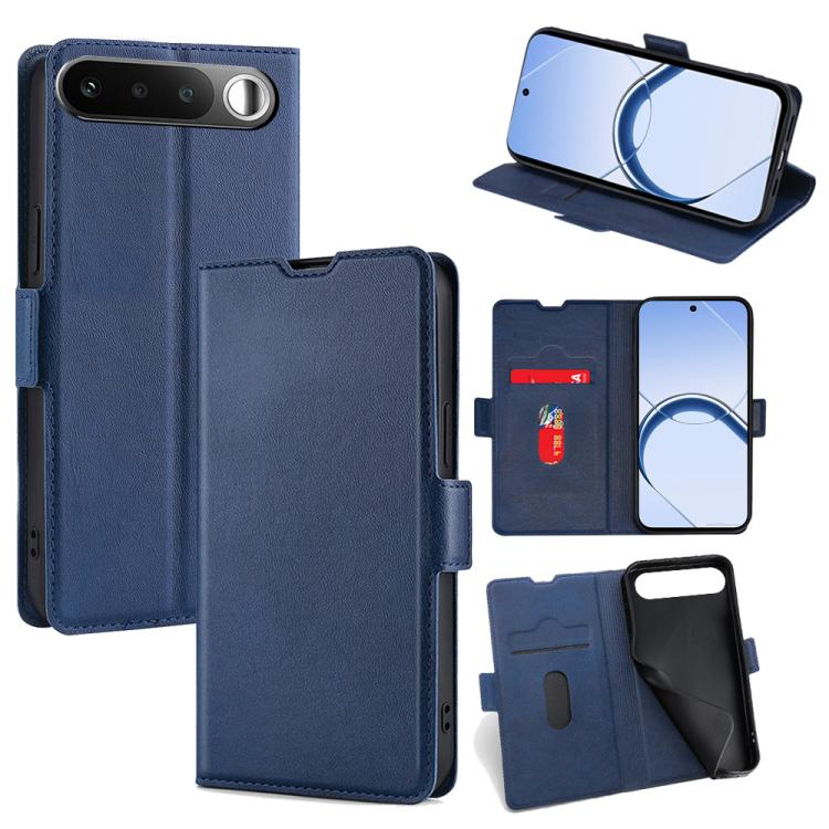 Custodia per telefono in pelle flip orizzontale con fibbia laterale ultrasottile, For Realme P4 Power 5G, For Realme Note 80 4G, For Realme C83 5G, For Realme Neo8 5G, For Realme 16 5G Global, For Realme 16 Pro+ 5G