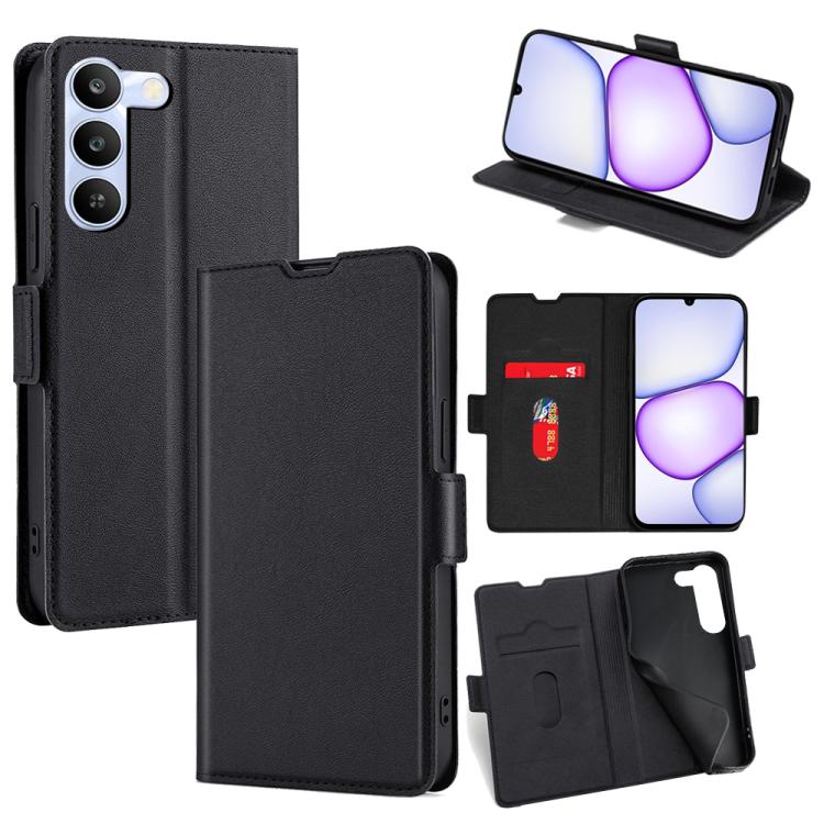 Custodia per telefono in pelle flip orizzontale con fibbia laterale ultrasottile, For Realme P4 Power 5G, For Realme Note 80 4G, For Realme C83 5G, For Realme Neo8 5G, For Realme 16 5G Global, For Realme 16 Pro+ 5G
