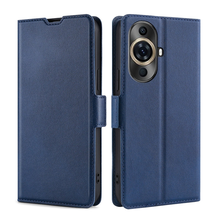 Custodia per telefono in pelle flip orizzontale con fibbia laterale ultrasottile, For Huawei Mate 60, For Huawei nova 11 Pro 4G / 11 Ultra 4G, For Huawei nova 11 4G