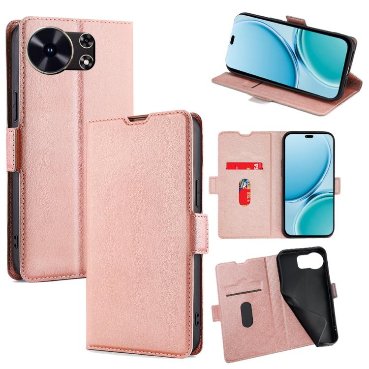 Custodia per telefono in pelle flip orizzontale con fibbia laterale ultrasottile, For Huawei Mate 80 5G, For Huawei Maimang 40 5G, For Huawei Pura 80 5G, For Huawei nova 14 Ultra 5G, For Huawei nova 14 Pro 5G, For Huawei nova 14 5G