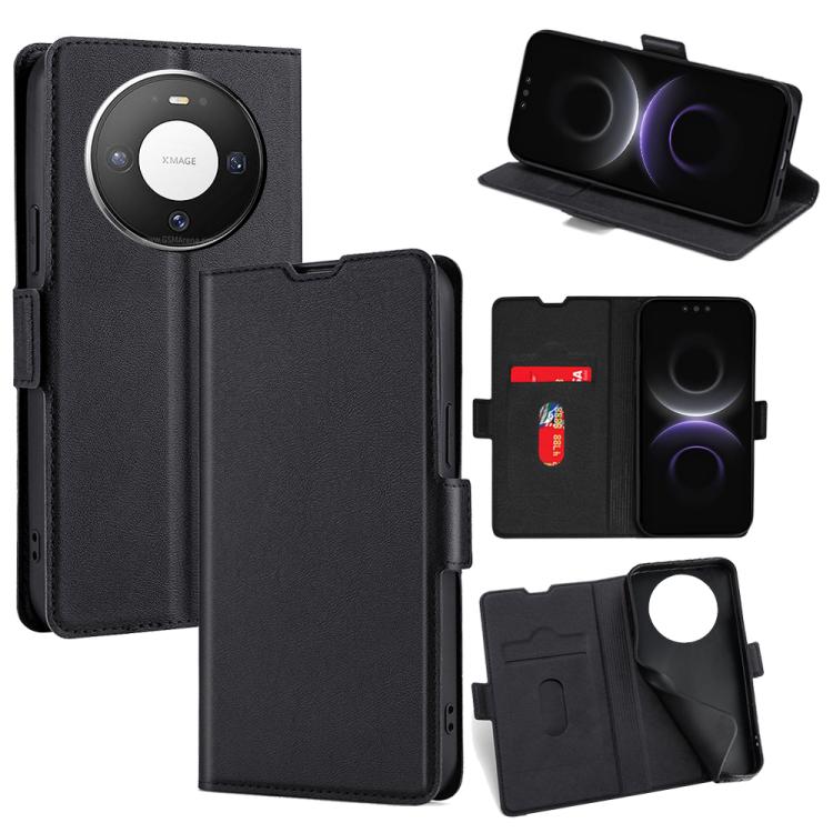 Custodia per telefono in pelle flip orizzontale con fibbia laterale ultrasottile, For Huawei Mate 80 5G, For Huawei Maimang 40 5G, For Huawei Pura 80 5G, For Huawei nova 14 Ultra 5G, For Huawei nova 14 Pro 5G, For Huawei nova 14 5G