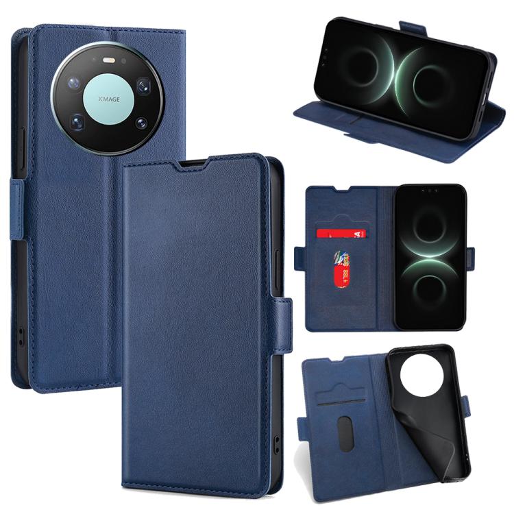 Custodia per telefono in pelle flip orizzontale con fibbia laterale ultrasottile, For Huawei Enjoy 90 Pro Max 5G, For Huawei Enjoy 90 Plus 5G, For Huawei nova 15 Ultra, For Huawei nova 15 Pro, For Huawei nova 15, For Huawei Mate 80 Pro Max 5G