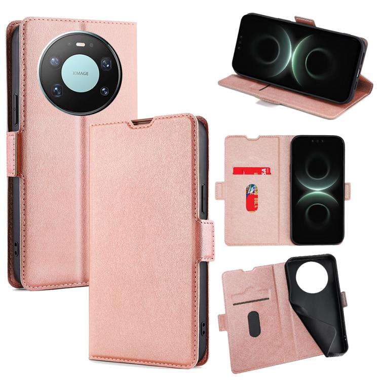 Custodia per telefono in pelle flip orizzontale con fibbia laterale ultrasottile, For Huawei Enjoy 90 Pro Max 5G, For Huawei Enjoy 90 Plus 5G, For Huawei nova 15 Ultra, For Huawei nova 15 Pro, For Huawei nova 15, For Huawei Mate 80 Pro Max 5G