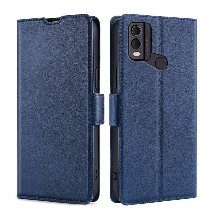 Custodia per telefono in pelle flip orizzontale con fibbia laterale ultrasottile, For Nokia C12, For Nokia G42 5G, For Nokia C22, For Nokia C32, For Nokia G11 Plus, For Nokia C300 4G US Version