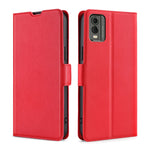 Custodia per telefono in pelle flip orizzontale con fibbia laterale ultrasottile, For Nokia C12, For Nokia G42 5G, For Nokia C22, For Nokia C32, For Nokia G11 Plus, For Nokia C300 4G US Version
