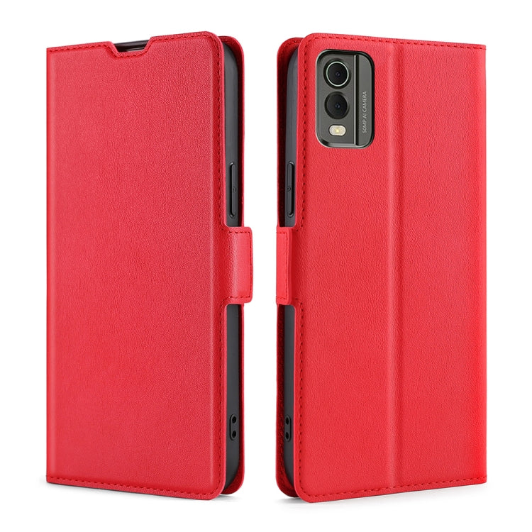 Custodia per telefono in pelle flip orizzontale con fibbia laterale ultrasottile, For Nokia C12, For Nokia G42 5G, For Nokia C22, For Nokia C32, For Nokia G11 Plus, For Nokia C300 4G US Version