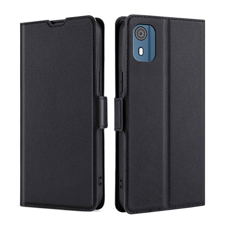 Custodia per telefono in pelle flip orizzontale con fibbia laterale ultrasottile, For Nokia C110 4G, For Nokia C02 TA-1522