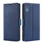 Custodia per telefono in pelle flip orizzontale con fibbia laterale ultrasottile, For Nokia C110 4G, For Nokia C02 TA-1522