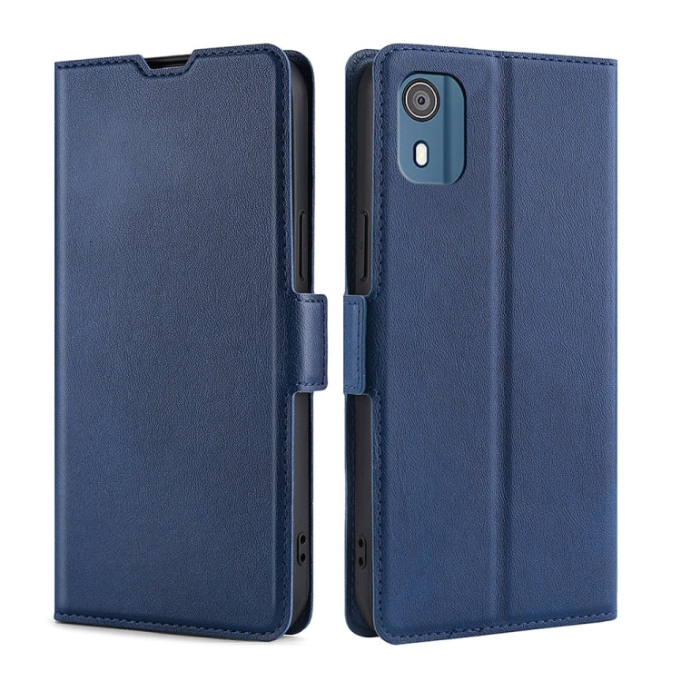 Custodia per telefono in pelle flip orizzontale con fibbia laterale ultrasottile, For Nokia C110 4G, For Nokia C02 TA-1522