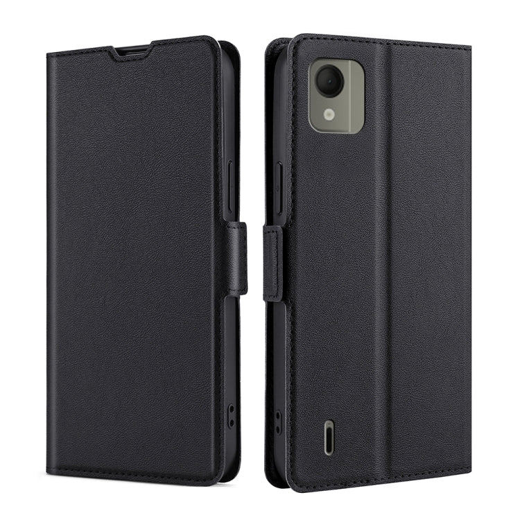 Custodia per telefono in pelle flip orizzontale con fibbia laterale ultrasottile, For Nokia C110 4G, For Nokia C02 TA-1522