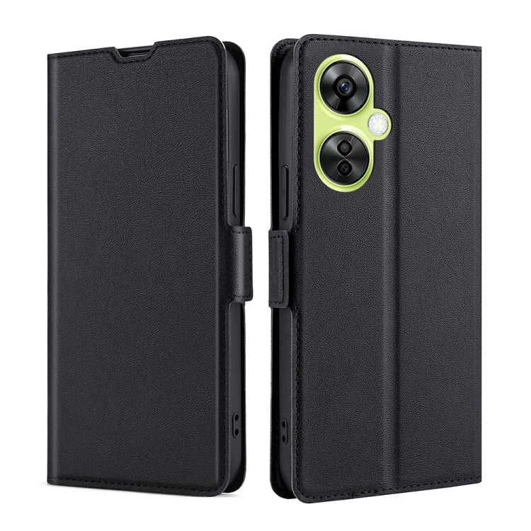Custodia per telefono in pelle flip orizzontale con fibbia laterale ultrasottile, For OnePlus Ace 3 Pro 5G, For OnePlus Nord CE 4 Lite 5G, For OnePlus Nord CE 3 Lite 5G