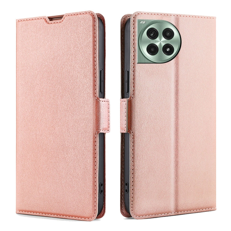 Custodia per telefono in pelle flip orizzontale con fibbia laterale ultrasottile, For OnePlus Ace 3 Pro 5G, For OnePlus Nord CE 4 Lite 5G, For OnePlus Nord CE 3 Lite 5G