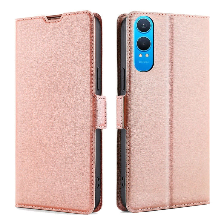 Custodia per telefono in pelle flip orizzontale con fibbia laterale ultrasottile, For OnePlus Ace 3 Pro 5G, For OnePlus Nord CE 4 Lite 5G, For OnePlus Nord CE 3 Lite 5G