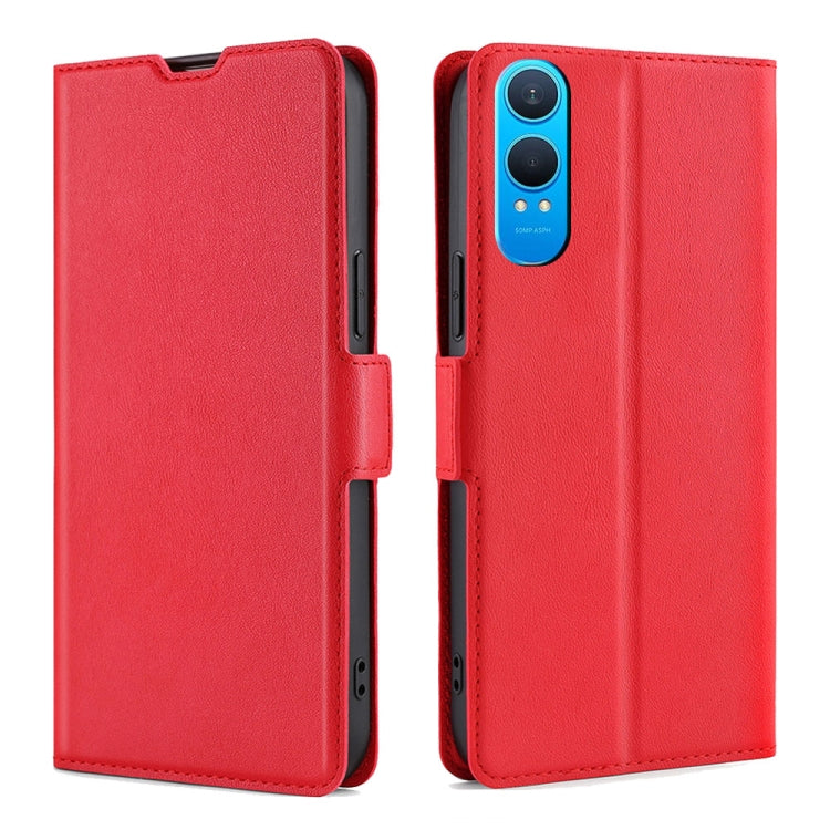 Custodia per telefono in pelle flip orizzontale con fibbia laterale ultrasottile, For OnePlus Ace 3 Pro 5G, For OnePlus Nord CE 4 Lite 5G, For OnePlus Nord CE 3 Lite 5G