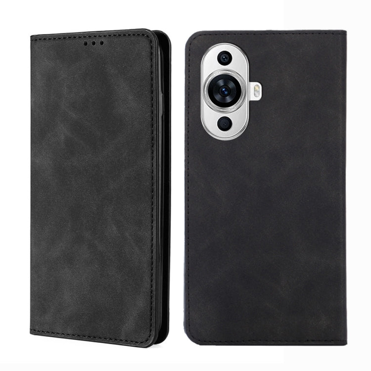 Custodia per telefono in pelle magnetica Skin Feel, For Huawei nova 11 4G