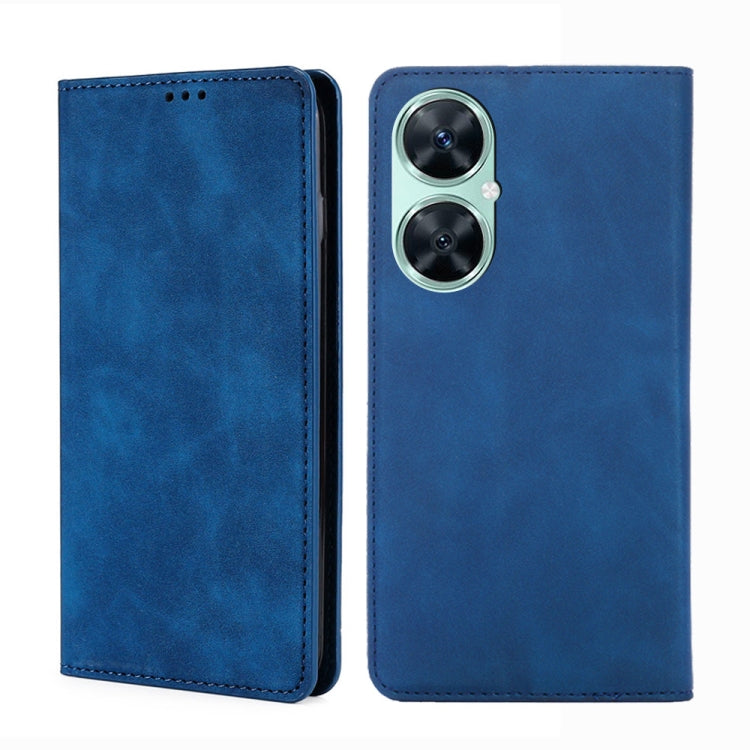 Custodia per telefono in pelle magnetica Skin Feel, For Huawei Mate 60, For Huawei Enjoy 60 Pro / nova 11i, For Huawi Enjoy 60X, For Huawei nova 11 Pro 4G / 11 Ultra 4G