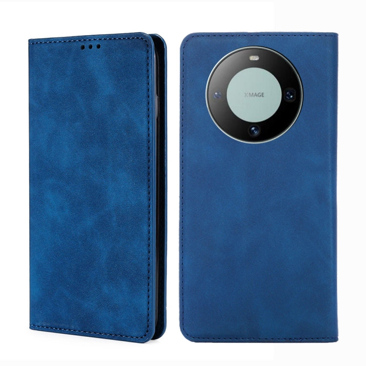 Custodia per telefono in pelle magnetica Skin Feel, For Huawei Mate 60, For Huawei Enjoy 60 Pro / nova 11i, For Huawi Enjoy 60X, For Huawei nova 11 Pro 4G / 11 Ultra 4G
