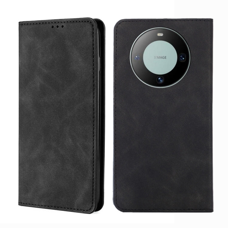 Custodia per telefono in pelle magnetica Skin Feel, For Huawei Mate 60, For Huawei Enjoy 60 Pro / nova 11i, For Huawi Enjoy 60X, For Huawei nova 11 Pro 4G / 11 Ultra 4G