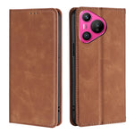 Custodia per telefono in pelle magnetica Skin Feel, For Huawei nova 12i 4G, For Huawei Pura 70, For Huawei nova 12 5G, For Huawei Mate 60 Pro / Pro+