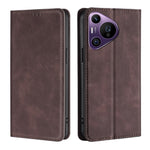 Custodia per telefono in pelle magnetica Skin Feel, For Huawei nova 14 Pro 5G, For Huawei nova 14 5G, For Huawei Pura 70 Pro / Pro+, For Huawei Pura 70 Ultra