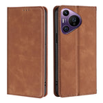 Custodia per telefono in pelle magnetica Skin Feel, For Huawei nova 14 Pro 5G, For Huawei nova 14 5G, For Huawei Pura 70 Pro / Pro+, For Huawei Pura 70 Ultra