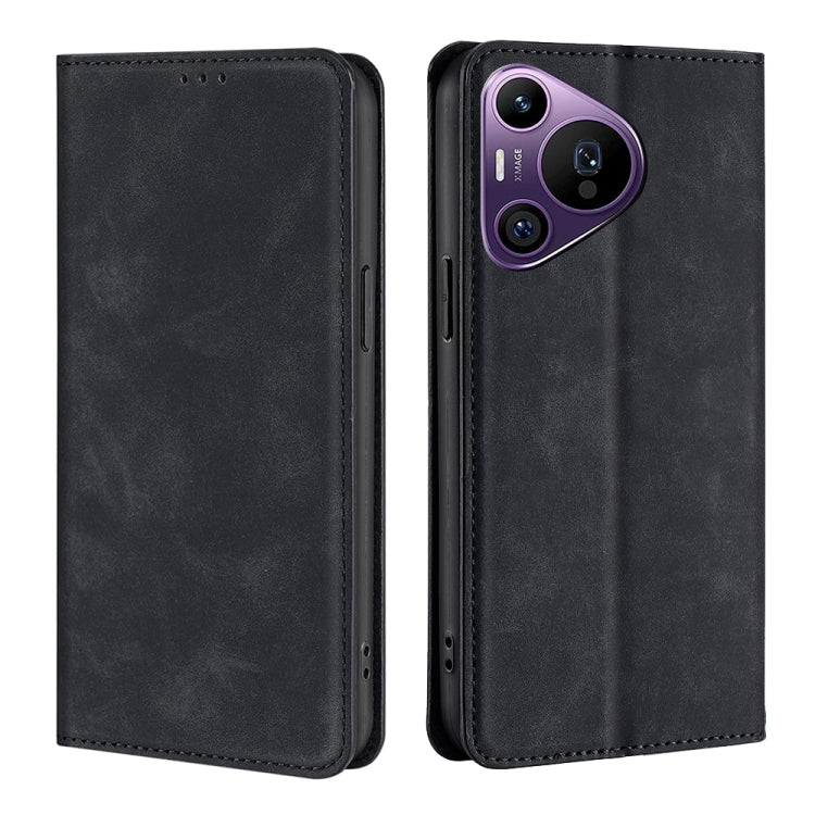 Custodia per telefono in pelle magnetica Skin Feel, For Huawei nova 14 Pro 5G, For Huawei nova 14 5G, For Huawei Pura 70 Pro / Pro+, For Huawei Pura 70 Ultra