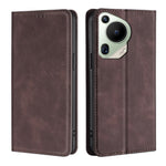 Custodia per telefono in pelle magnetica Skin Feel, For Huawei nova 14 Pro 5G, For Huawei nova 14 5G, For Huawei Pura 70 Pro / Pro+, For Huawei Pura 70 Ultra